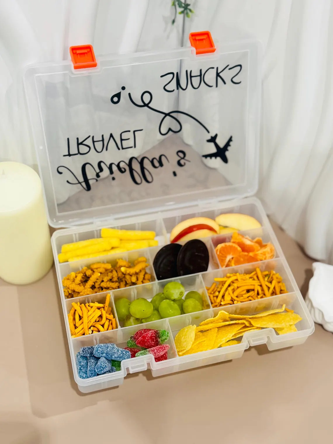 Personalised Travel Snack Box