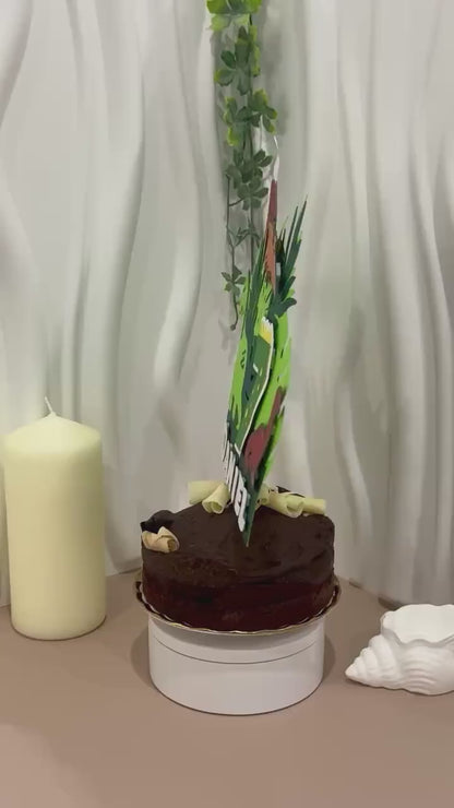 3D Dinosaur Cake Topper – Custom Kids Birthday Decoration